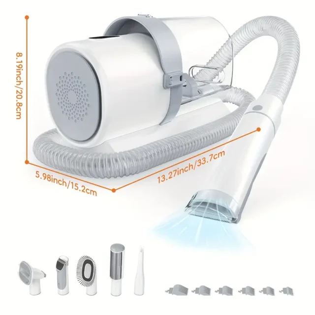 Pet Grooming Vacuum Kit 5 in 1 - Image 7