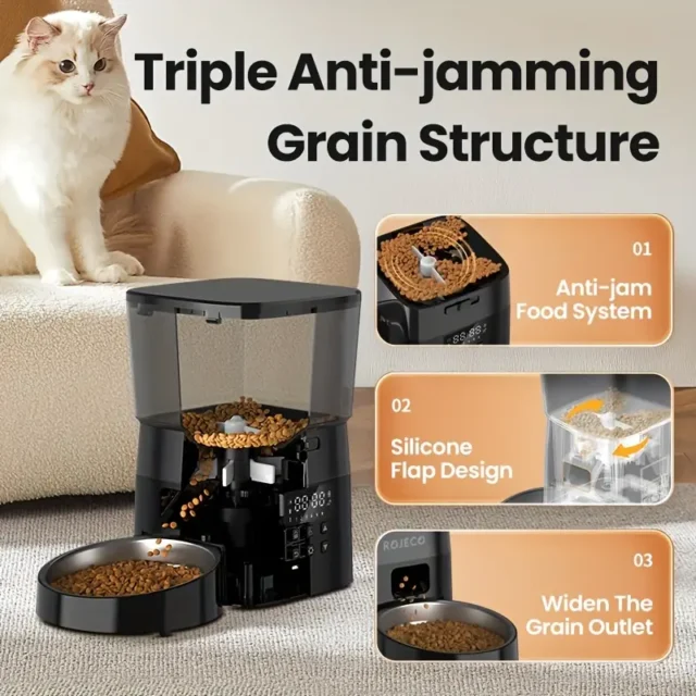 ROJECO Automatic Cat Feeder - Image 3