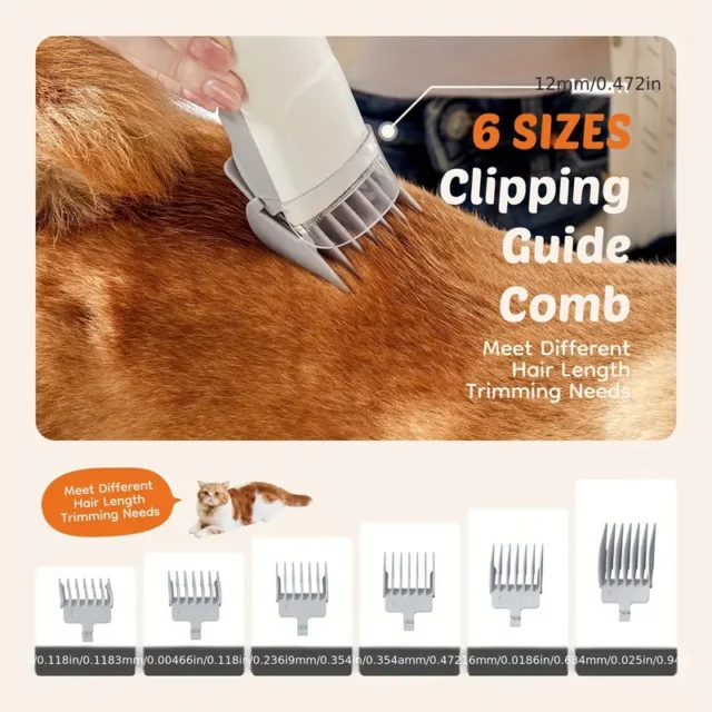 Pet Grooming Vacuum Kit 5 in 1 - Image 3