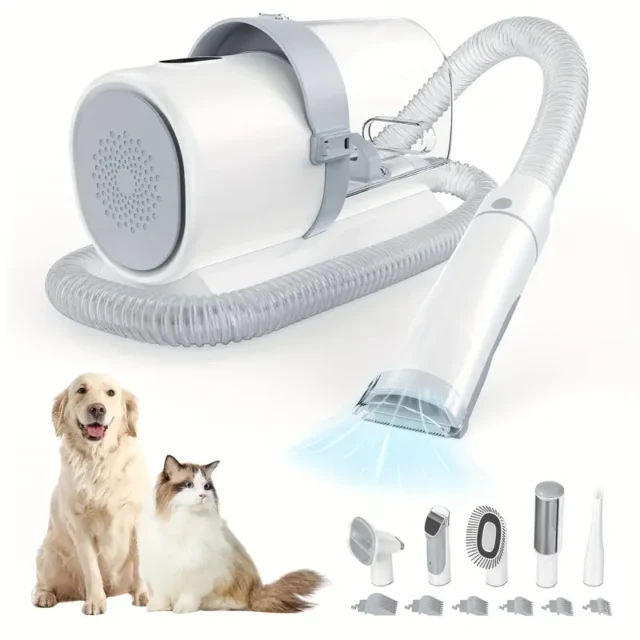 Pet Grooming Vacuum Kit 5 in 1