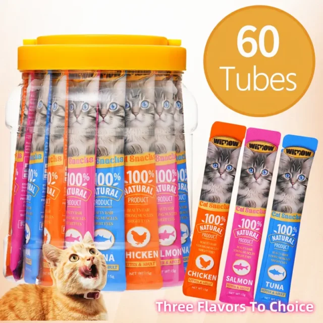 60 Tubes Cat Snacks